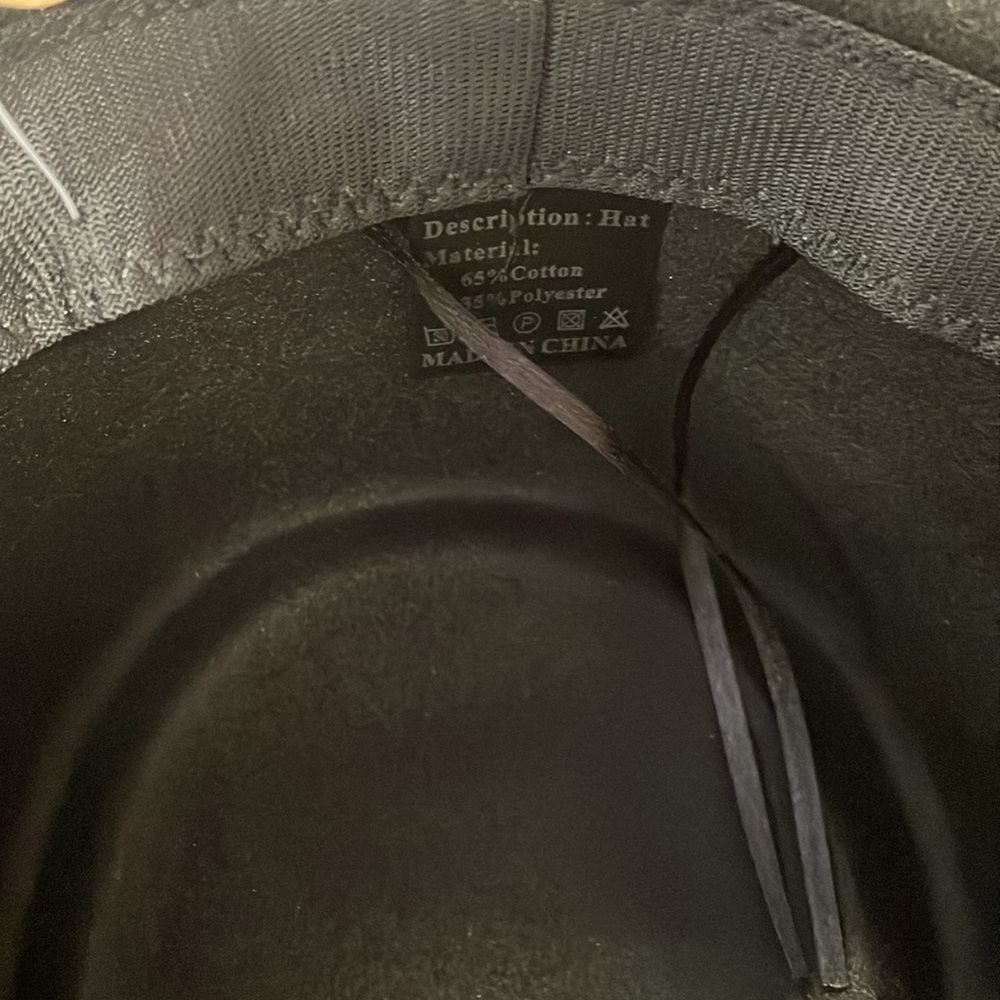 Black bolero Fedora wide brim - Picture 8 of 15